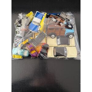Vintage Diecast Toy Cars Lot – Mixed Models (Approx. 25+ Pieces)